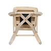 International Concepts Mission Bar Height Stool, with Swivel, 30" Seat Height, Unfinished S-263SW